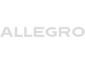 Sticker "ALLEGRO" 200 mm white Sticker "ALLEGRO" 200 mm white