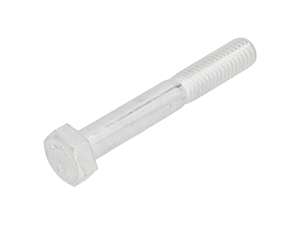 M8x55 hexagon head screw with galvanized shank M8x55 hexagon head screw with galvanized shank