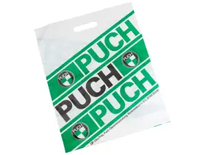 Puch carrier bag green plastic NOS Puch carrier bag green plastic NOS