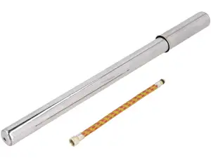 Classic pump with hose 33 - 37 cm chrome Classic pump with hose 33 - 37 cm chrome