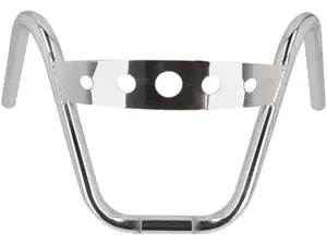 Handlebar fork plate 26 cm "Chopper" with chrome plate Handlebar fork plate 26 cm "Chopper" with chrome plate