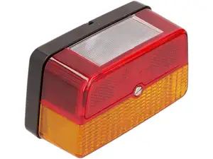 Rear light (with brake light) red / orange | Hercules Prima GT, Supra / Zündapp / Kreidler Flory Rear light (with brake light) red / orange | Hercules Prima GT, Supra / Zündapp / Kreidler Flory