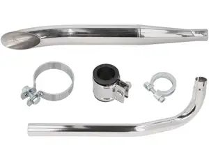 Exhaust set sidepipe Ø 32 / 60 mm chrome | Sachs 503 Exhaust set sidepipe Ø 32 / 60 mm chrome | Sachs 503
