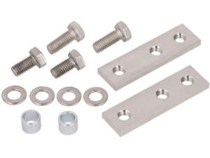 swiing® revival clamping plates mounting set saddle Inox | Piaggio Ciao C9, P swiing® revival clamping plates mounting set saddle Inox | Piaggio Ciao C9, P
