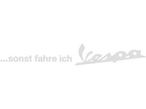 mk-Merch sticker "... otherwise I'll ride a Vespa" 240 x 37.5 mm white mk-Merch sticker "... otherwise I'll ride a Vespa" 240 x 37.5 mm white