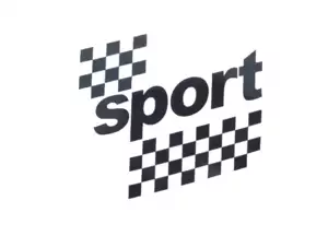 Sticker tank "sport" black 97 x 87 foil plot | Puch X30 NS Sticker tank "sport" black 97 x 87 foil plot | Puch X30 NS