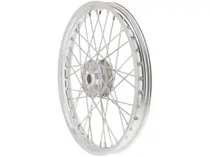 Spoked rim 17" front aluminum CNC solid silver Spoked rim 17" front aluminum CNC solid silver