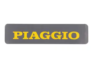 Sticker tank "PIAGGIO" 115 x 27 mm gray / orange | Piaggio Ciao, SI, Bravo, SUPERbravo Sticker tank "PIAGGIO" 115 x 27 mm gray / orange | Piaggio Ciao, SI, Bravo, SUPERbravo