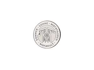 mk-merch pin "summer-sun-moped riding" Ø 30 mm mk-merch pin "summer-sun-moped riding" Ø 30 mm
