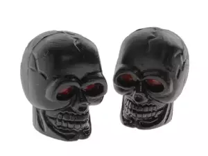 Valve caps skull black Valve caps skull black