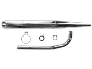 Cigar Exhaust System (Ø 32 / 70 mm) Chrome | Sachs 503 Cigar Exhaust System (Ø 32 / 70 mm) Chrome | Sachs 503