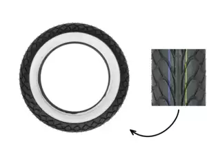 Mitas 120/70 x 10" tires MC22 Elegance Allround Whitewall Scooter Mitas 120/70 x 10" tires MC22 Elegance Allround Whitewall Scooter