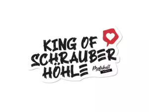 Sticker "mofakult Tutorials - King of Schrauber Höhle" 90 x 55 mm Sticker "mofakult Tutorials - King of Schrauber Höhle" 90 x 55 mm