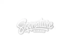 Siggnature sticker "Siggnature Bikes" 70 x 30 mm transparent white Siggnature sticker "Siggnature Bikes" 70 x 30 mm transparent white