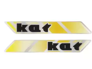 Sticker gel "KAT" left & right side protection | Piaggio Ciao, SI, Grillo Sticker gel "KAT" left & right side protection | Piaggio Ciao, SI, Grillo