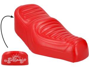 Giuliari saddle "Bellami" red NOS Giuliari saddle "Bellami" red NOS