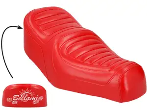 Giuliari saddle "Bellami" red NOS Giuliari saddle "Bellami" red NOS