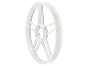 Wheel 17" cast white (5 double spokes) Grimeca replica | Puch Wheel 17" cast white (5 double spokes) Grimeca replica | Puch
