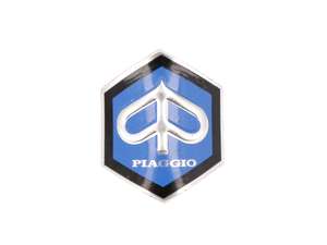 Emblem "Piaggio" Ø 30 mm steering head bent NOS | Piaggio Ciao, Bravo Emblem "Piaggio" Ø 30 mm steering head bent NOS | Piaggio Ciao, Bravo