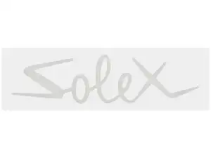 Sticker Solex white 102 x 27 mm Sticker Solex white 102 x 27 mm