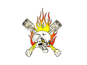 Skull - Piston glue Skull - Piston glue
