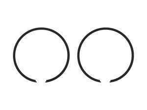 swiing® ingenious piston rings Ø 44 x 1.5 mm black (pair) | Puch swiing® ingenious piston rings Ø 44 x 1.5 mm black (pair) | Puch