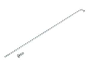 GPO 17" spoke single incl. nipple (2.9 x 188 mm) silver GPO 17" spoke single incl. nipple (2.9 x 188 mm) silver