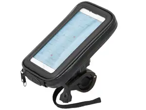 GPO cell phone holder up to 5" (waterproof)e handlebar mount, 360° rotatable GPO cell phone holder up to 5" (waterproof)e handlebar mount, 360° rotatable