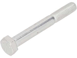 M8x65 hexagon head screw, galvanized shank M8x65 hexagon head screw, galvanized shank