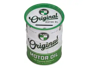Puch" oil drum money box Puch" oil drum money box