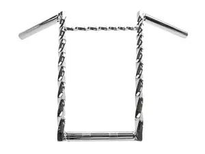 Handlebar fork plate 35 cm turned with chrome strut Handlebar fork plate 35 cm turned with chrome strut