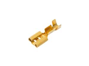 Cable lug 6.3 mm blade terminal, non-insulated (female) Cable lug 6.3 mm blade terminal, non-insulated (female)