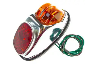 Rear light "Hella" large brake light chrome Rear light "Hella" large brake light chrome