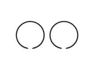 swiing® revival piston rings 38x1.5 mm black (pair) | Puch swiing® revival piston rings 38x1.5 mm black (pair) | Puch