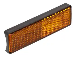 Reflector 94 x 28 mm (curved back) self-adhesive orange Reflector 94 x 28 mm (curved back) self-adhesive orange