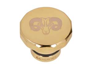 66HEROES gas cap square "66HEREOS" gold | Puch Maxi 66HEROES gas cap square "66HEREOS" gold | Puch Maxi