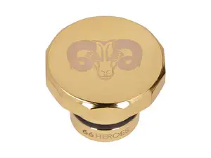 66HEROES gas cap square "66HEREOS" gold | Puch Maxi 66HEROES gas cap square "66HEREOS" gold | Puch Maxi