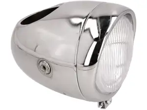 GUIA egg lamp Ø 13 cm chrome (with spoiler) GUIA egg lamp Ø 13 cm chrome (with spoiler)