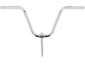 Handlebar stem 23 cm curved chrome Handlebar stem 23 cm curved chrome