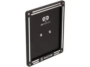 66HEROES Custom number frame "Sachs" black (DE version) 66HEROES Custom number frame "Sachs" black (DE version)